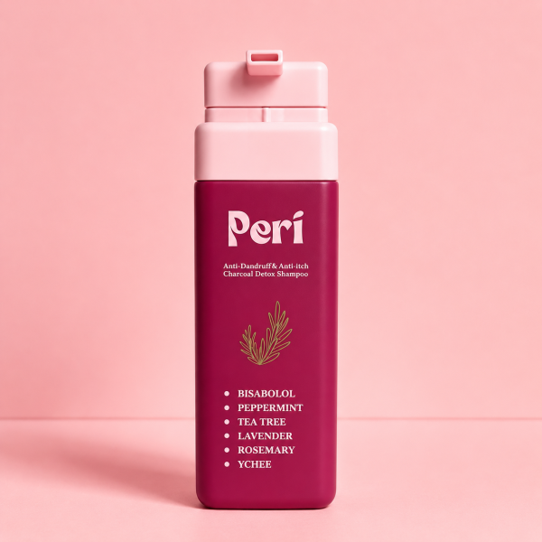 Peri Anti-Dandruff & Anti-Itch Charcoal Detox Shampoo